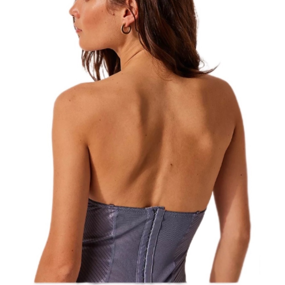 Free People Good Luck Charm Bodysuit Color is Mountain Majestic Sz M NWT - Picture 5 of 13